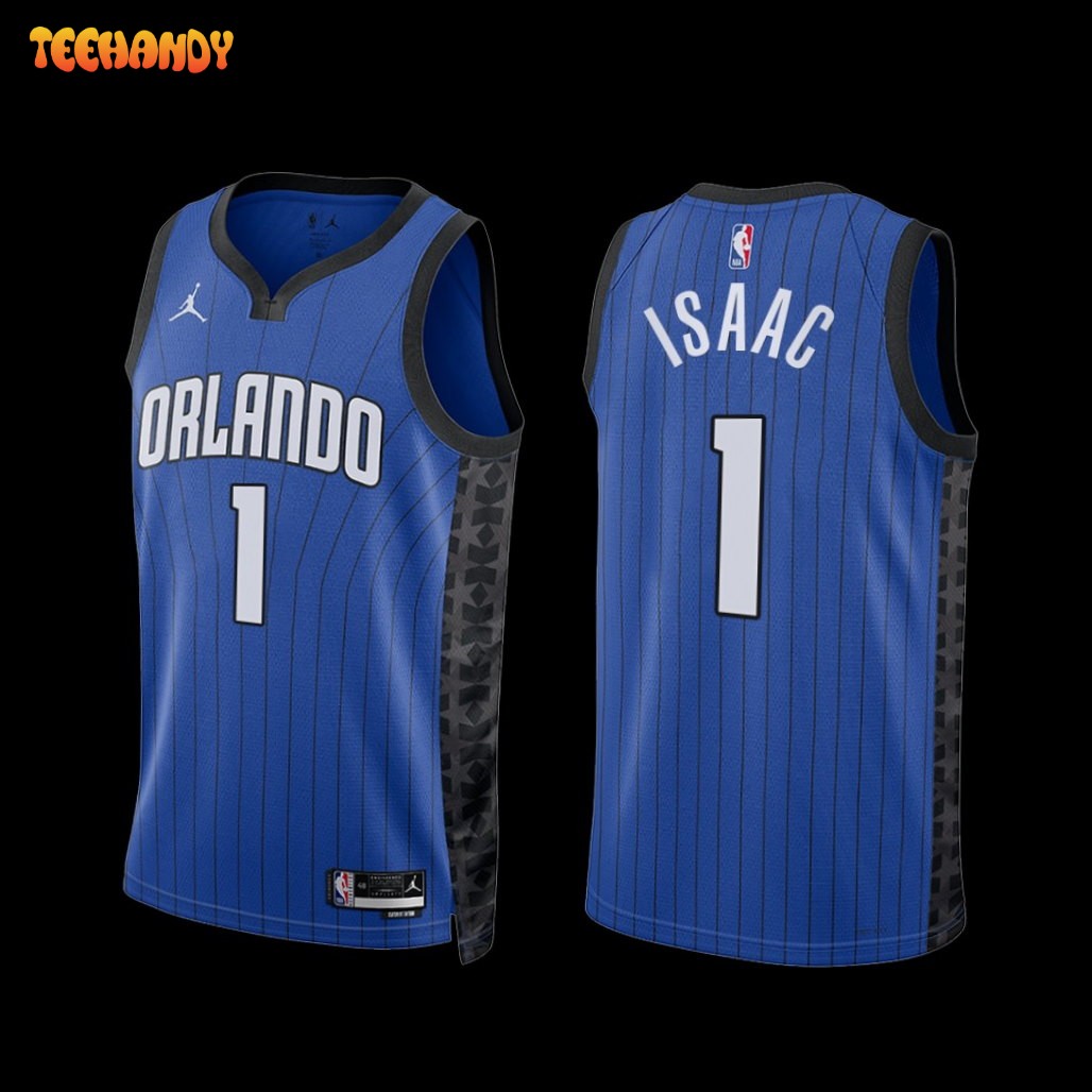 Orlando Magic Jonathan Isaac 2022-23 Blue Statement Edition Jersey