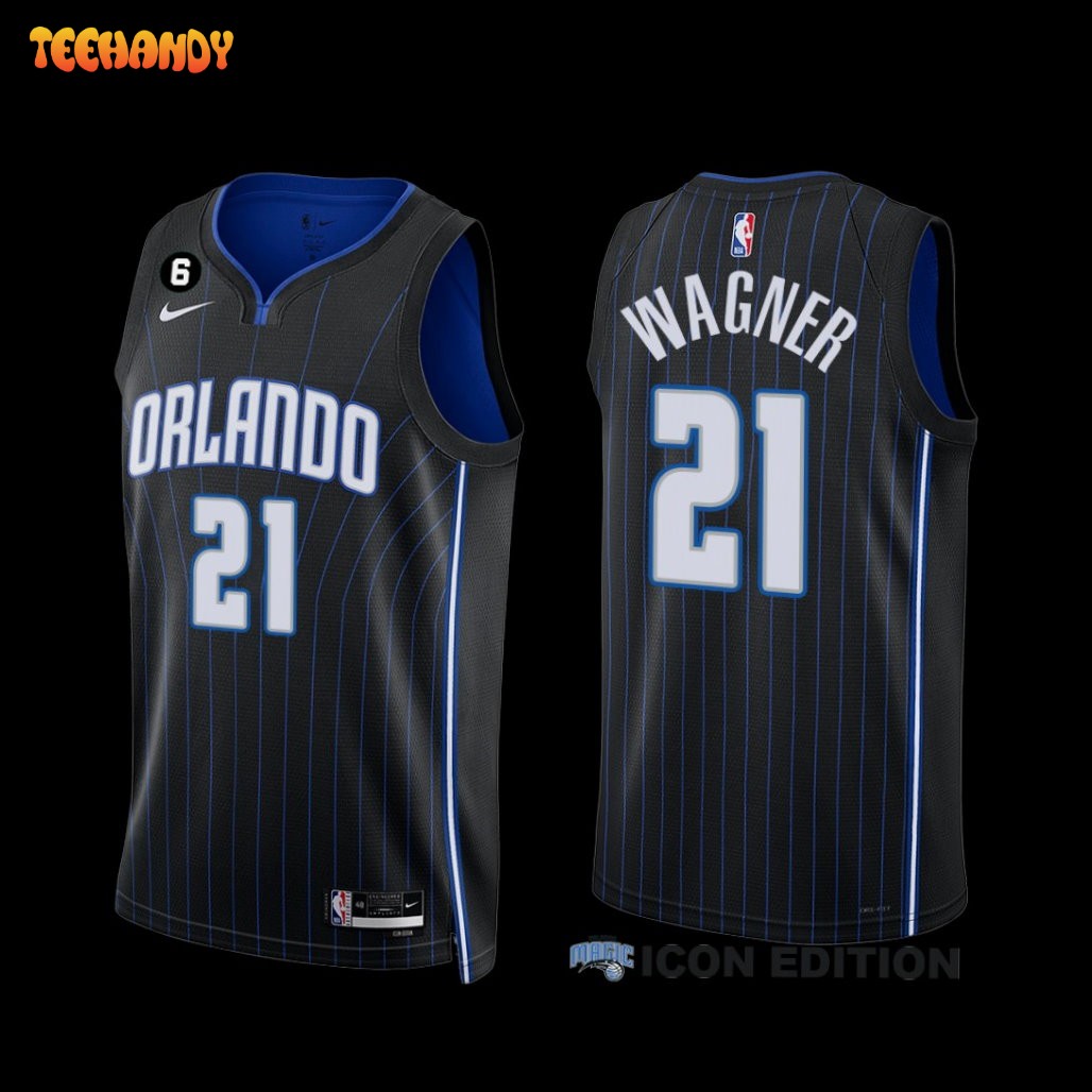 Orlando Magic Moritz Wagner 2022-23 Icon Edition Jersey Black