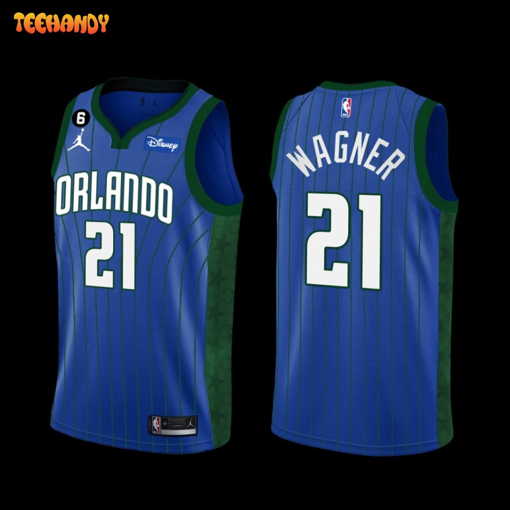 Orlando Magic Moritz Wagner 2022-23 Statement Edition Jersey Blue