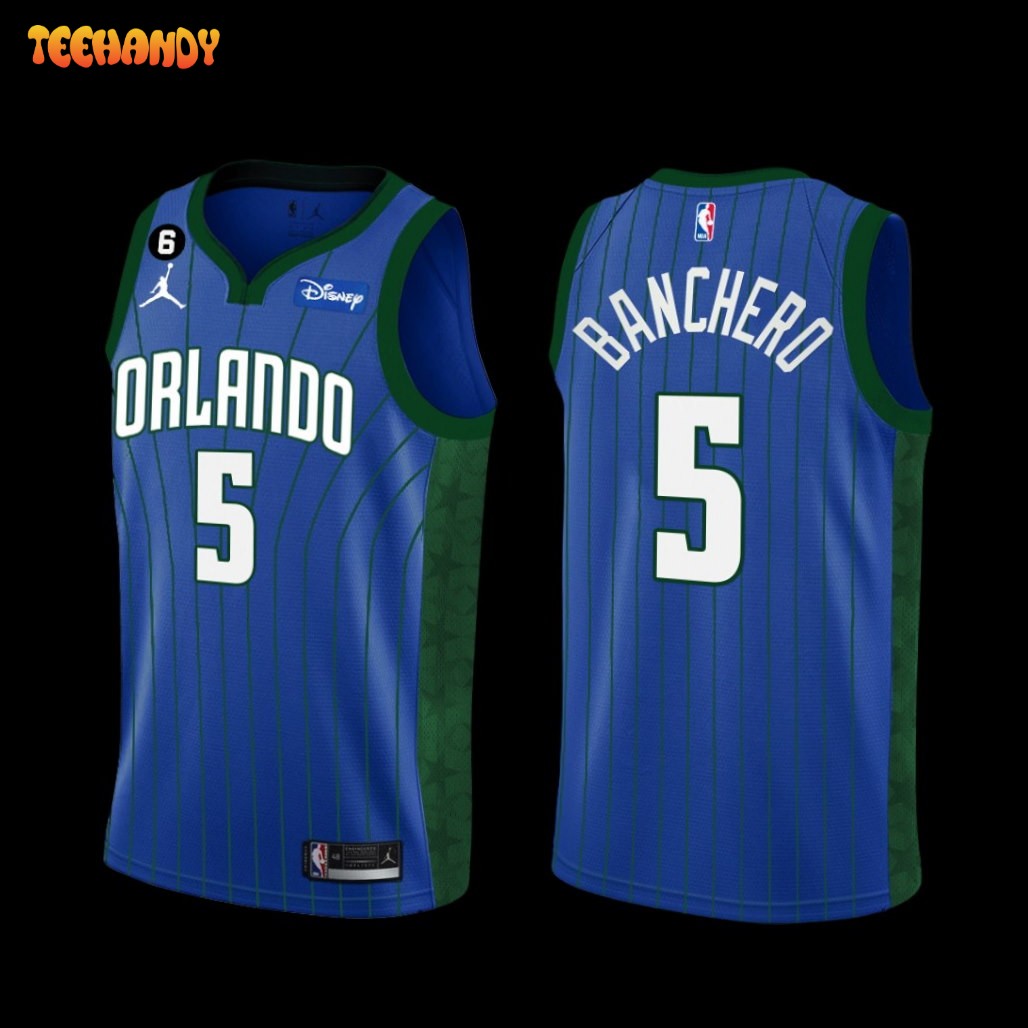 Orlando Magic Paolo Banchero 2022-23 Statement Edition Jersey Blue