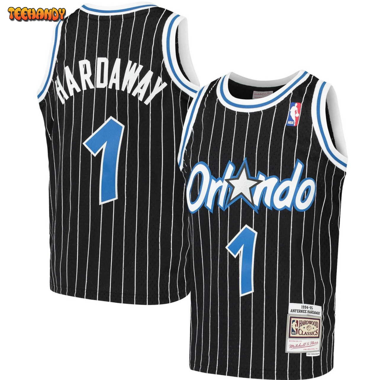 Orlando Magic Penny Hardaway Black Throwback Jersey