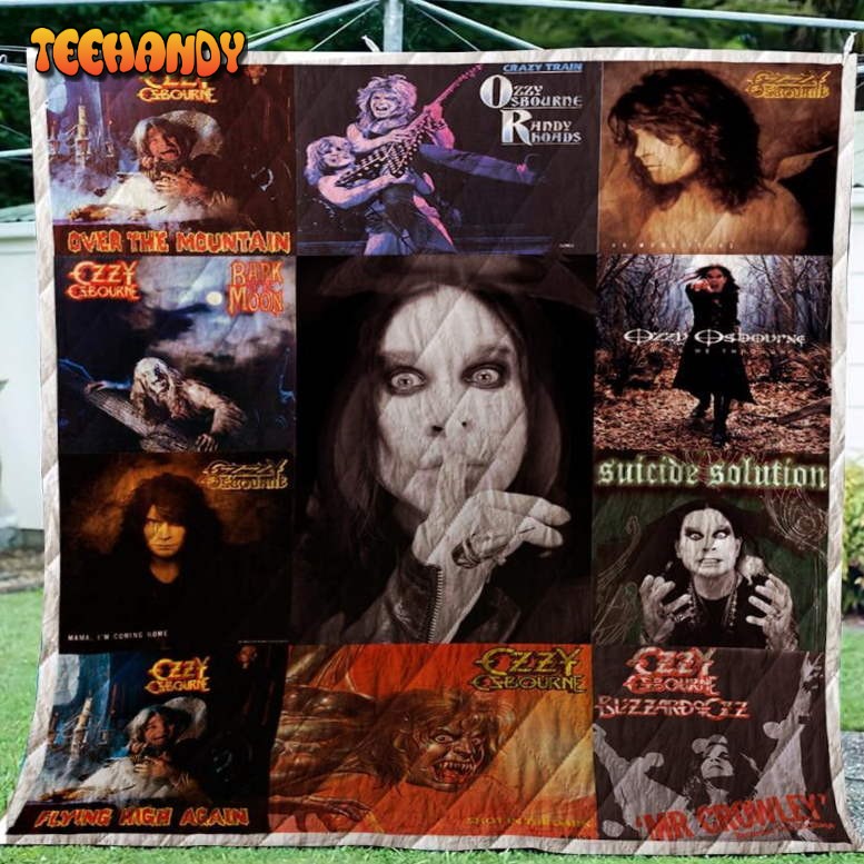 Ozzy Osbourne 3D Customized Quilt Blankets