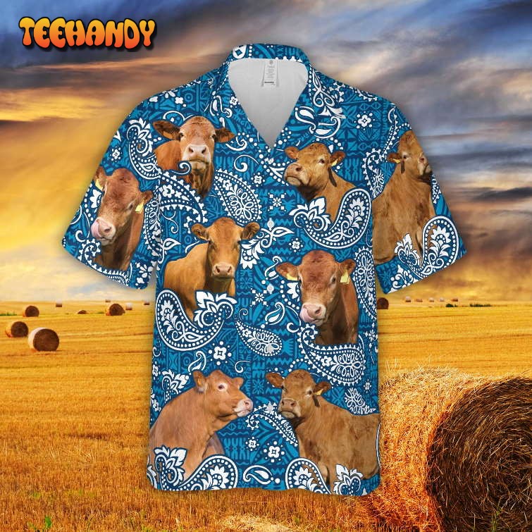 Paisley Pattern Limousin All Over Printed 3D Hawaiian Shirt