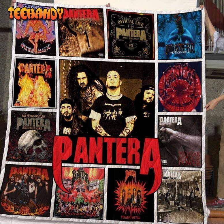 Pantera 3D Customized Quilt Blanket