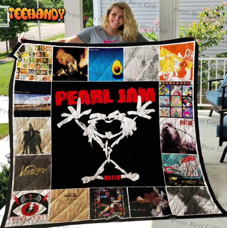 Pearl Jam Albums Cover Poster 3D Quilt Blanket