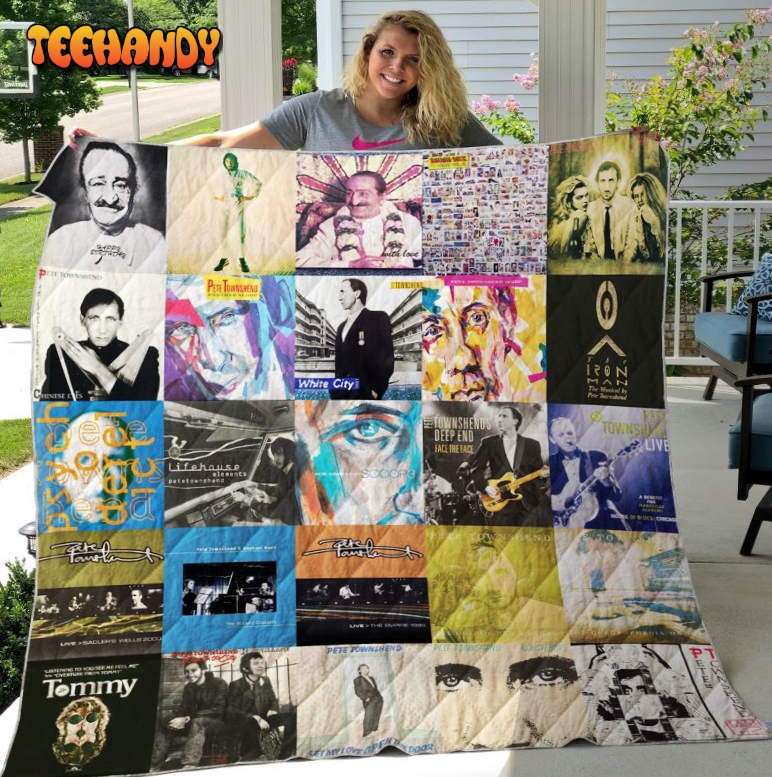 Pete Townshend Style 3D Quilt Blanket