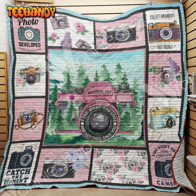 Photogarphy Catch The Moment 3D Quilt Blanket