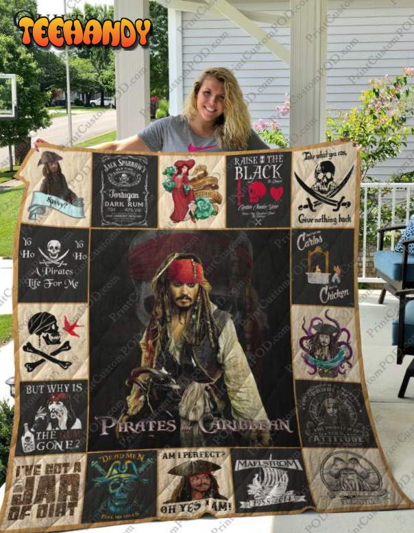 Pirates Of The Caribbean 3D Customized Quilt Blanket