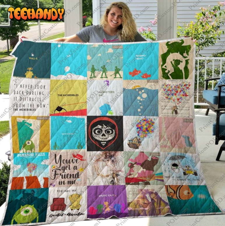 Pixar For Fans 3D Quilt Blanket