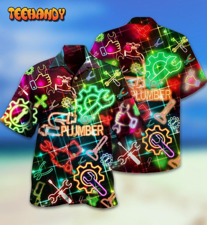 Plumber Amazing Neon Hawaiian Shirt