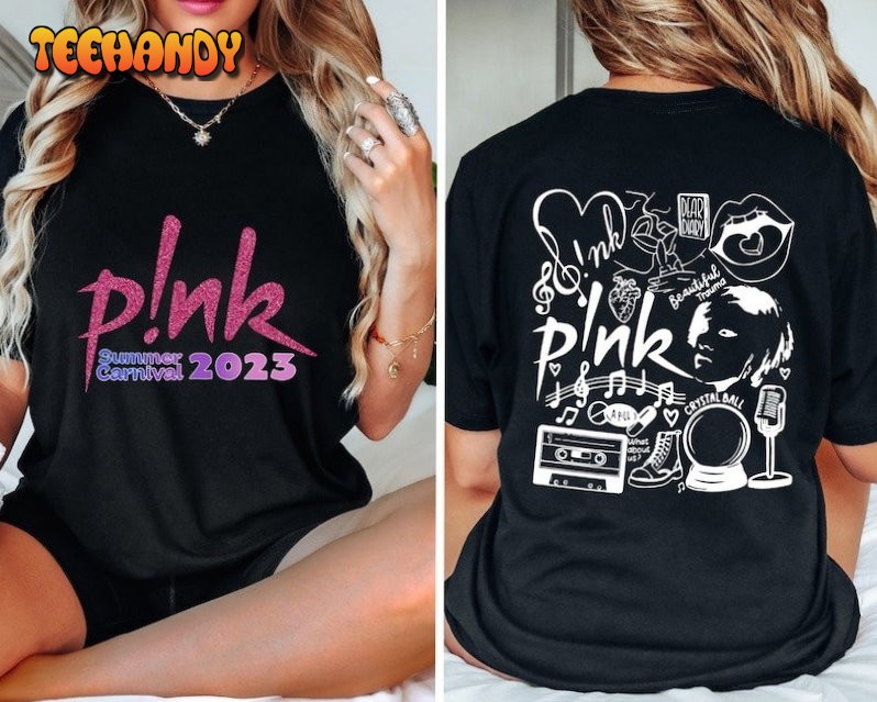 P!nk Pink Summer Carnival 2023 Trustfall Album Shirt