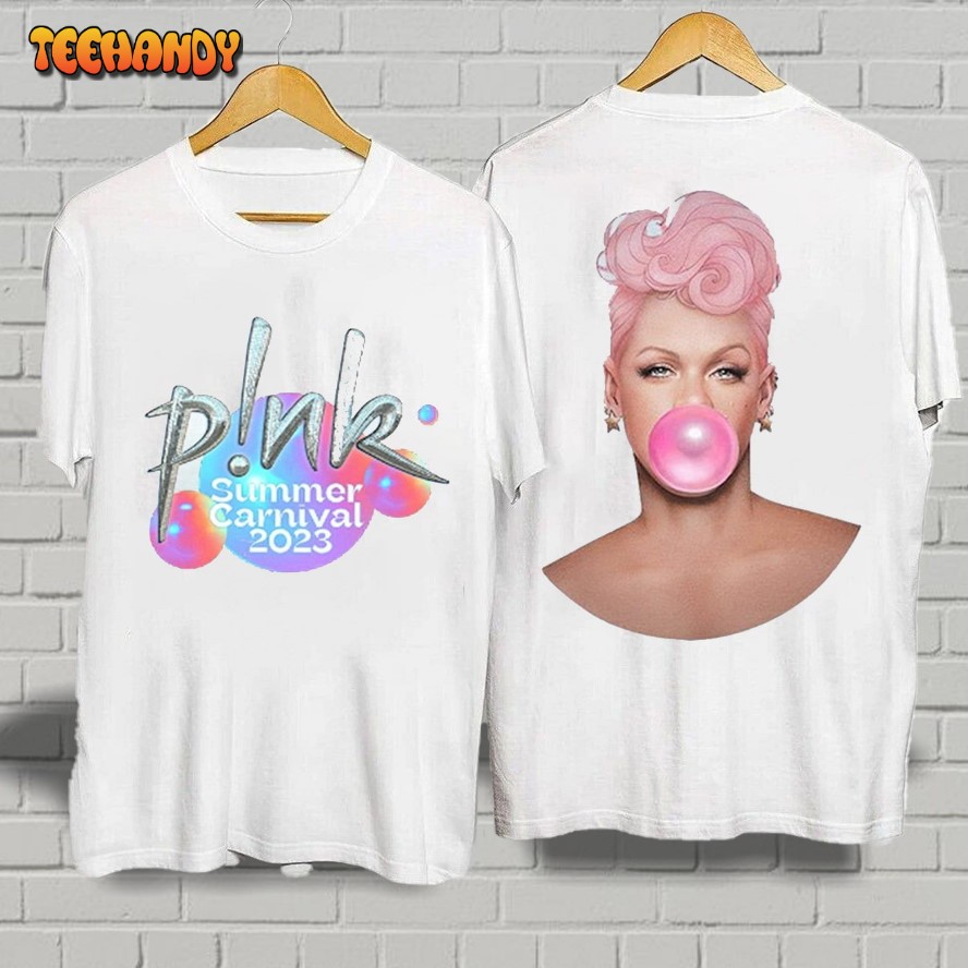 P!nk Summer Carnival Tour 2023 2 sides Shirt