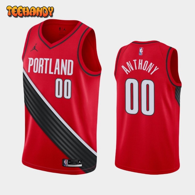 Portland Trail Blazers Carmelo Anthony 2021 Red Statement Jersey