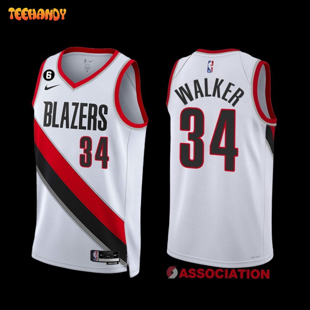 Portland Trail Blazers Jabari Walker 2022-23 Association Edition Jersey White