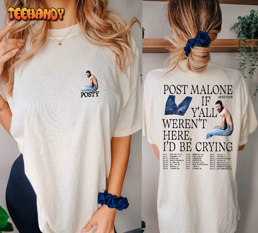 Post Malone 2023 Tour Shirt, Rapper Post Malone Concert Shirt