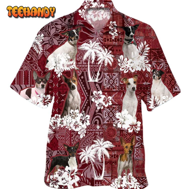 Rat Terrier Hawaiian Shirt, Hawaiian Shirt For Dog Lovers