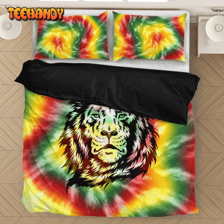 Reggae Inspired Tie Dye For The Stoners Dope Bedding Set