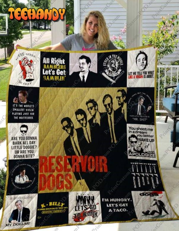 Reservoir Dogs 3D Customized Quilt Blanket