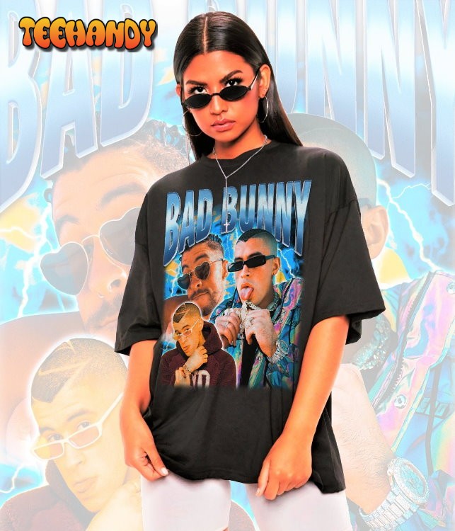 Retro Bad Bunny Shirt -Vintage Bad Bunny Shirt,Bad Bunny Homage Shirt