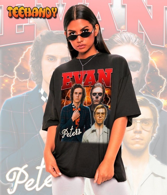 Retro Evan Peters Shirt -Evan Peters Tshirt, Evan Peters Sweatshirt