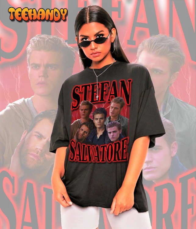 Retro Stefan Salvatore Shirt-Stefan Salvatore Sweatshirt
