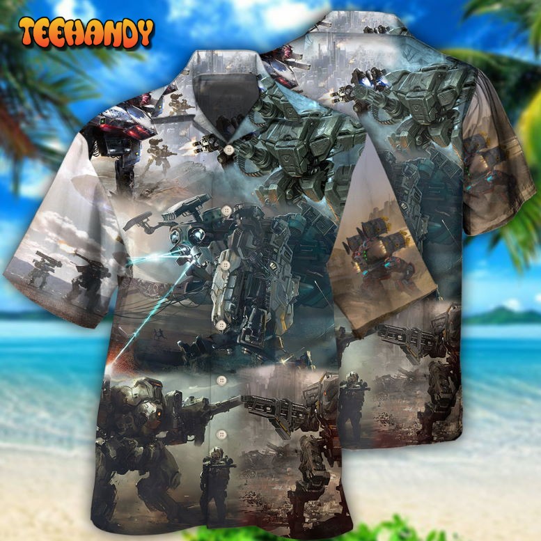 Robot Cool In World Hawaiian Shirt