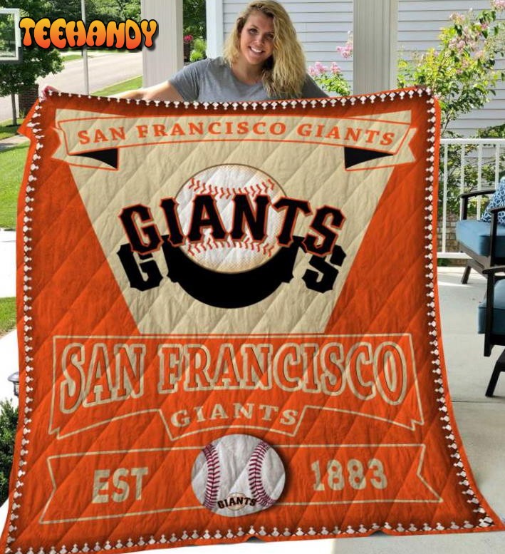 San Francisco Giants 3D Customized Quilt Blanket