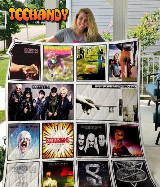 Scorpions 3D Customized Quilt Blanket