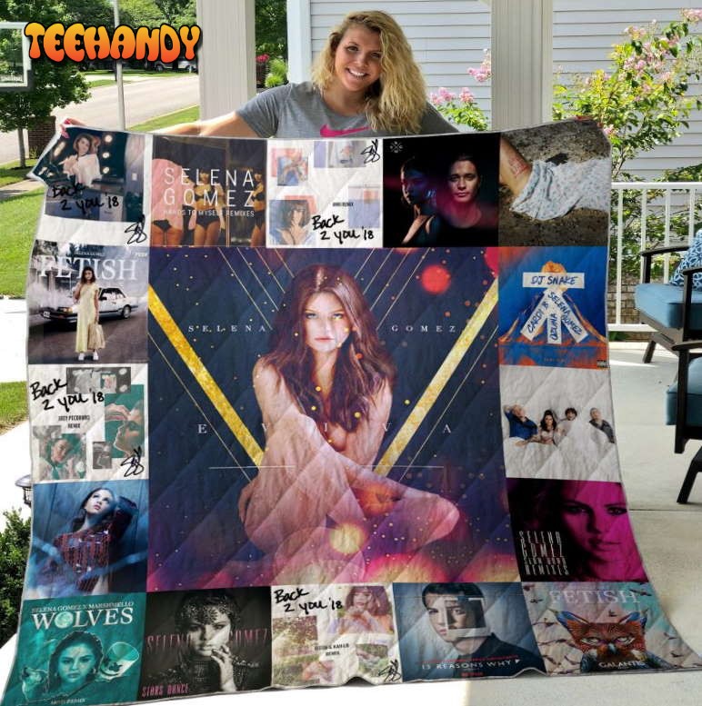 Selena Gomez 3D Quilt Blanket