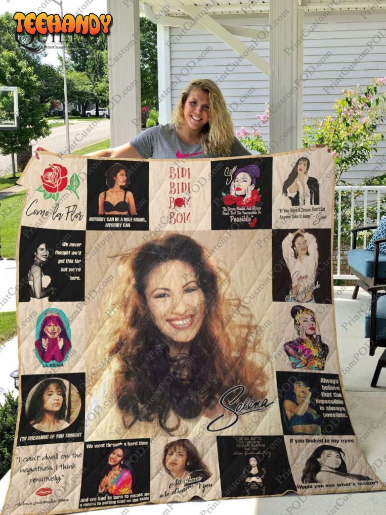 Selena Quintanilla Tshirt 3D Quilt Blanket