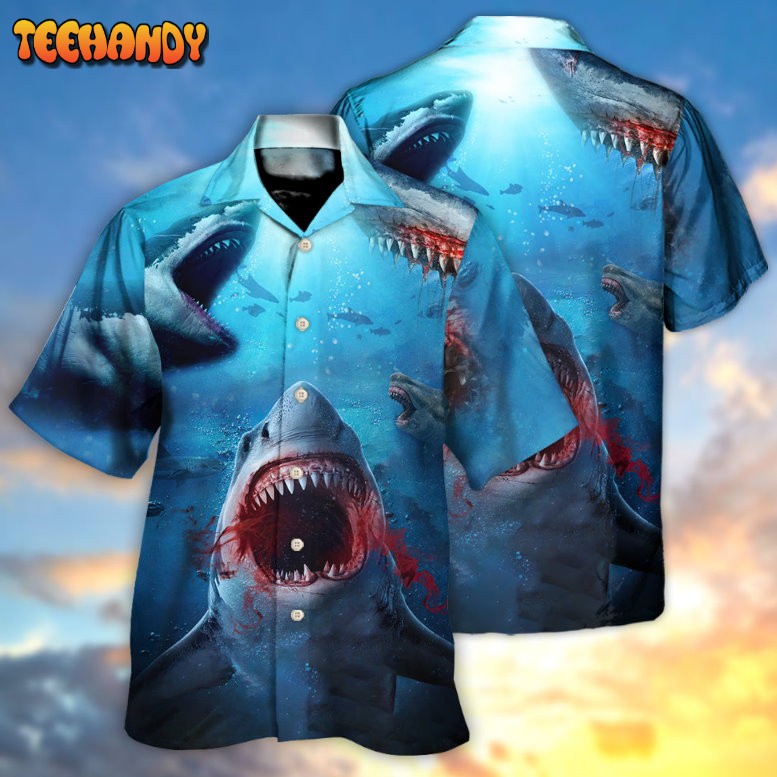 Shark Bites You in the Red Sea Hawaiian Shirt