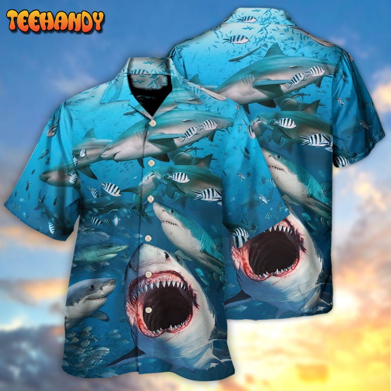 Shark That Hunt in Packs Hawaiian Shirt