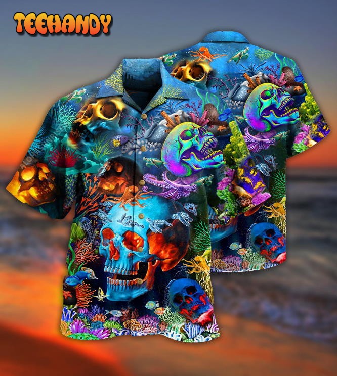 Skull Deep In The Ocean Hawaiian Shirt