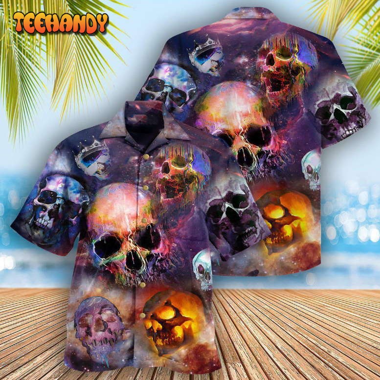 Skull Life Is Short Don’t Turn Into Skull Hawaiian Shirt