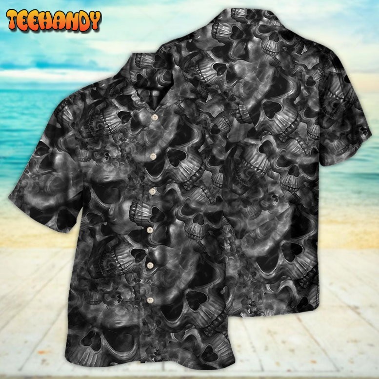 Skull Life’s True Face Is The Skull Hawaiian Shirt