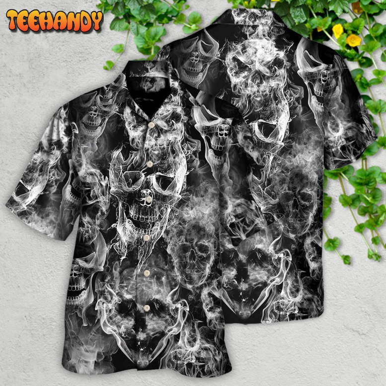 Skull Smoke Kill This Life Hawaiian Shirt