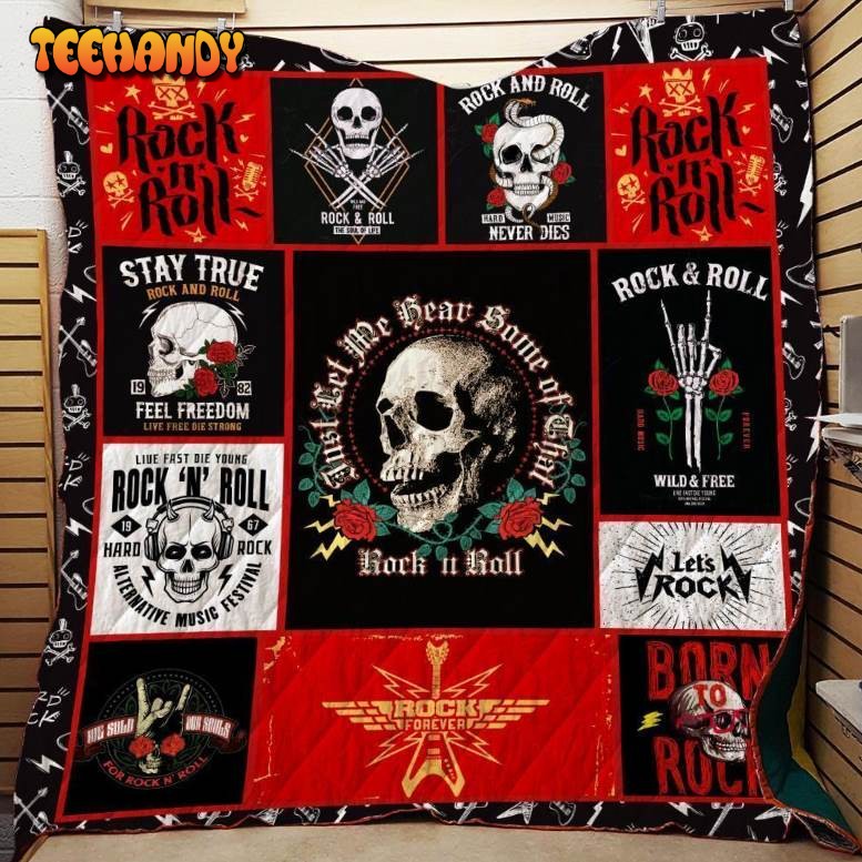 Skullrockroll Customize Quilt Blanket