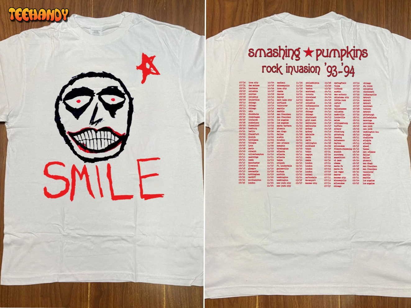 Smashing Pumpkins – Disarm Siamese Dream 1993-94 World Tour T-Shirt