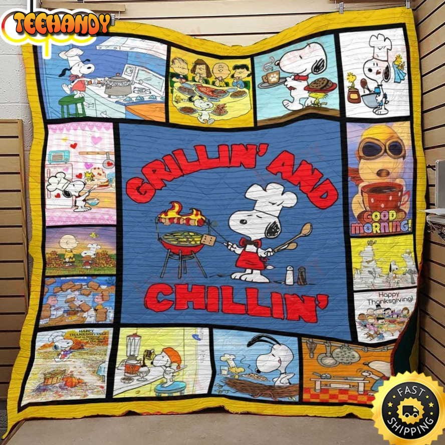 Snoopy The Master Chef The Peanuts Movie Snoopy Dog Blanket