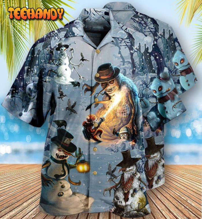 Snowman Evil Cool Style Hawaiian Shirt