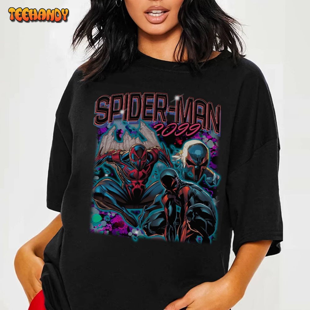 Spider Man 2099 Shirt Spider 2099 Homage Shirt Vintage Miguel O’Hara Shirt