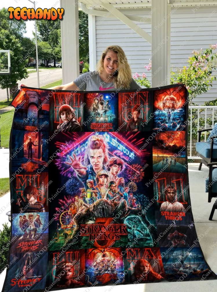 Stranger Things Version 3D Quilt Blanket