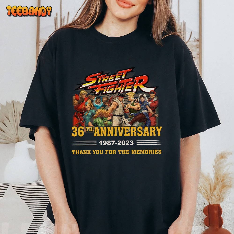 Street Fighter Annivesary Thank You For The Memories Shirt