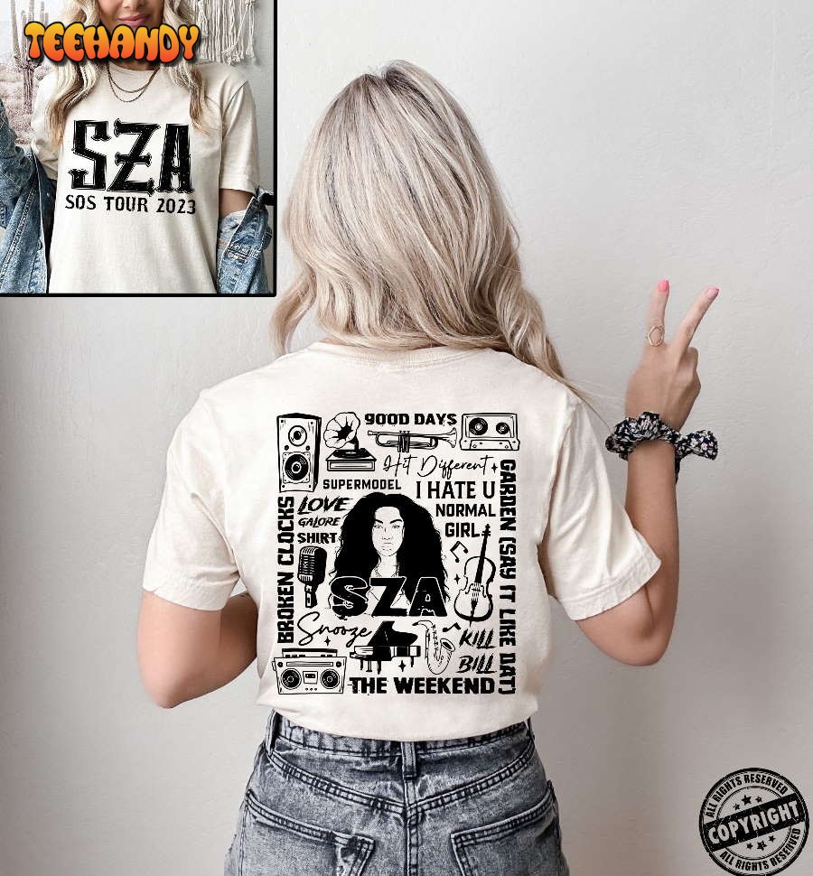 SZA Shirt – Hip Hop T Shirt – SZA Sos Tour Shirt – R & B Concert Shirt