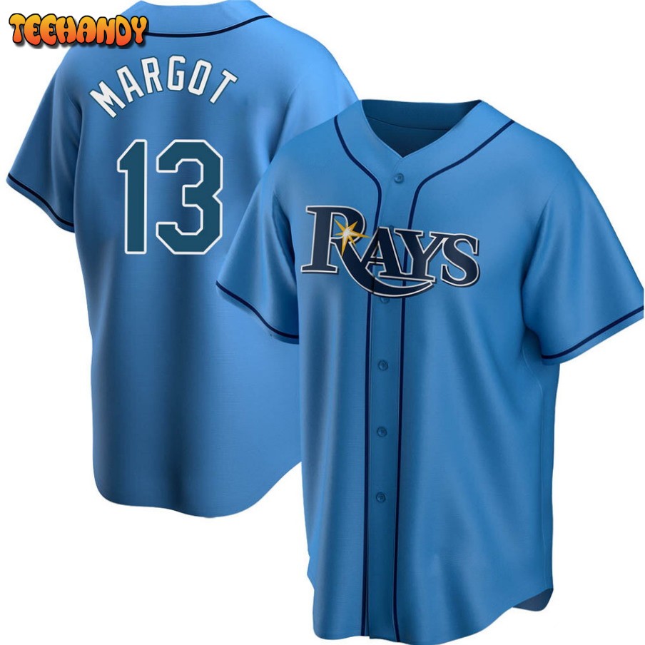 Tampa Bay Rays Manuel Margot Light Blue Replica Jersey