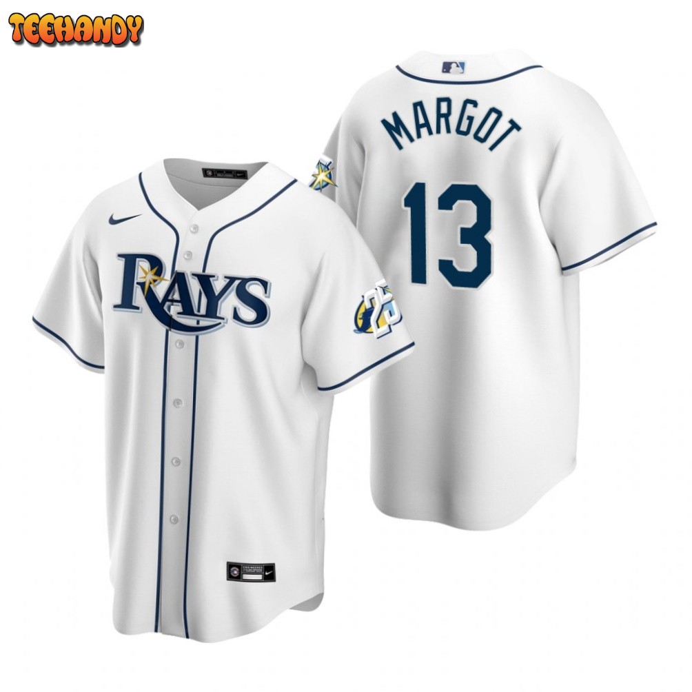 Tampa Bay Rays Manuel Margot White 25th Anniversary Replica Jersey