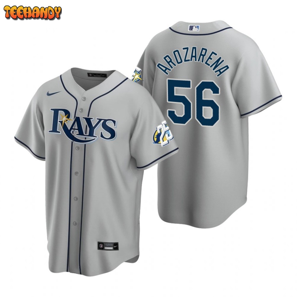 Tampa Bay Rays Randy Arozarena Gray 25th Anniversary Replica Jersey