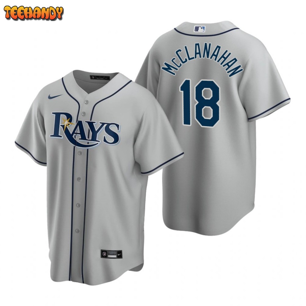 Tampa Bay Rays Shane McClanahan Gray Road Replica Jersey