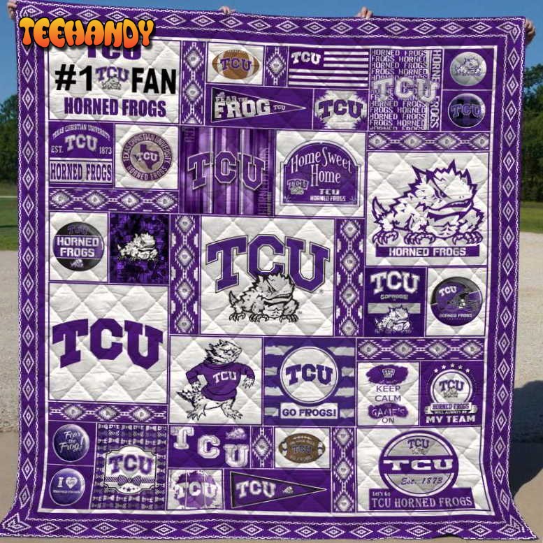 Tcu Horend Frogs 3D Customized Quilt Blanket