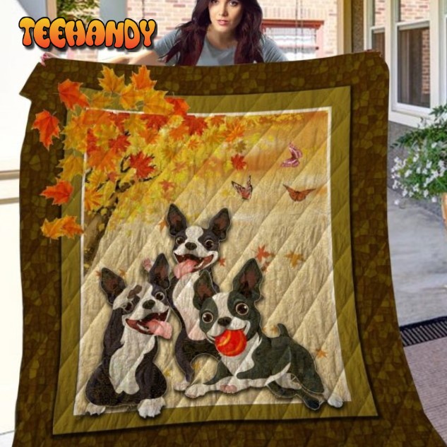 Terrier 3D Customized Quilt Blanket